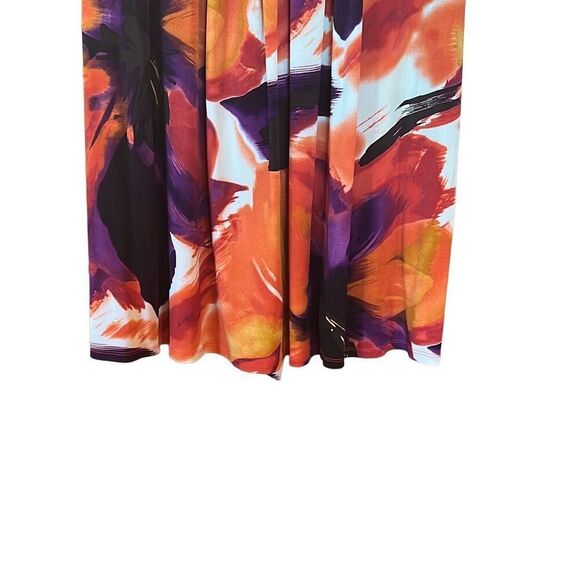 Bisou Bisou Michele Bohbot Beaded Floral Dress Sz 16 Multicolor Knee Length - Picture 2 of 11